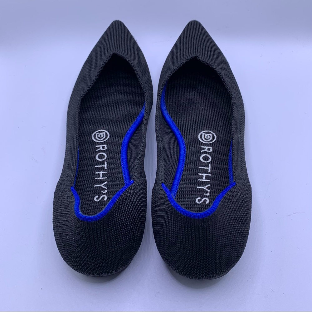 Rothys Black The Point Size 8 - image 7